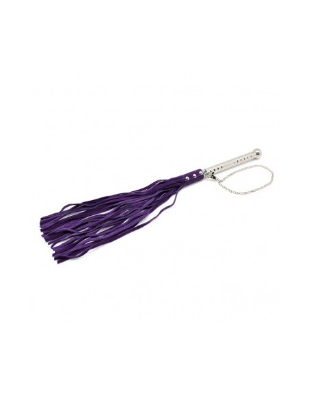 RIMBA - LEATHER WHIP 52 CM PURPLE