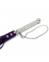 RIMBA - LEATHER WHIP 52 CM PURPLE