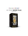 My GOLD Secret Plug MEDIUM BLACK