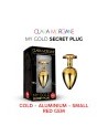 My GOLD Secret Plug SMALL RED