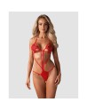  lingerie sexy  marque obsessive  teddies : luiza teddy red